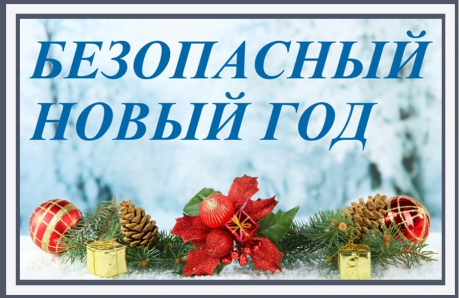 Памятка &amp;quot;Правила безопасности в новогодние праздники&amp;quot;.